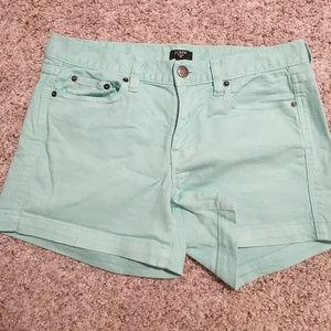 J. Crew Mint Green Women Shorts